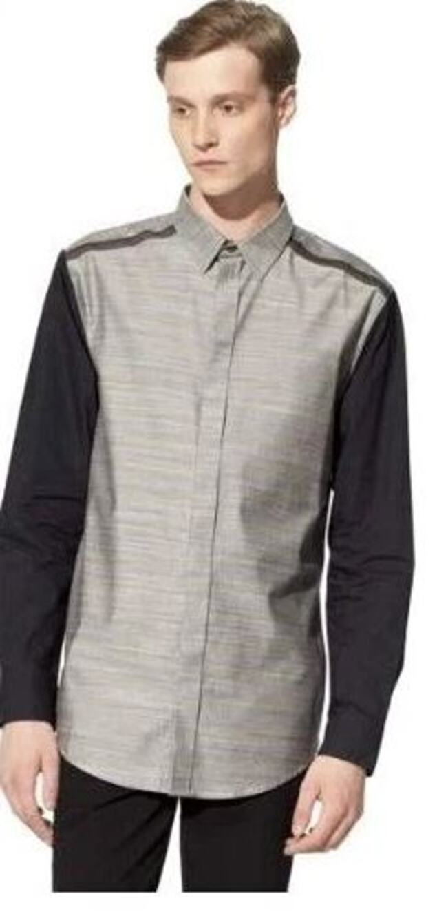 3.1 Phillip Lim for Target Men’s XL Gray Black Colorblock Button Down Shirt